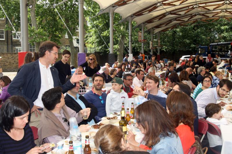 O presidente da Xunta asisitiu á cita anual da colectividade galega na capital británica