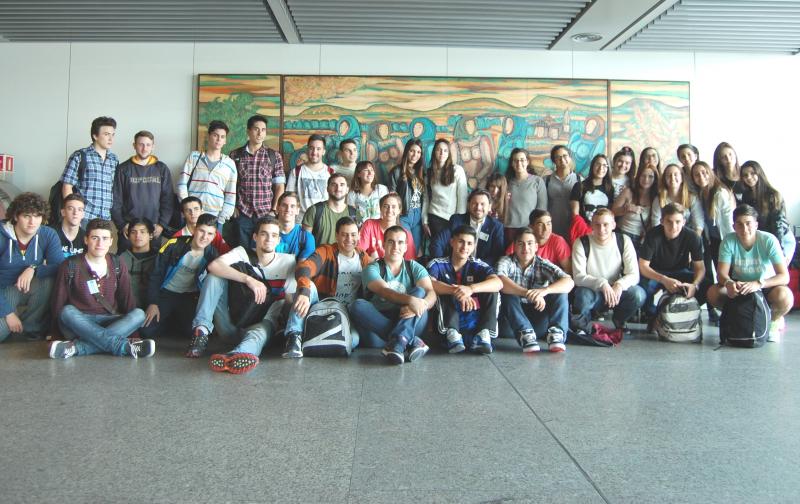 Imagen de la llegada al aeropuerto compostelano de Lavacolla