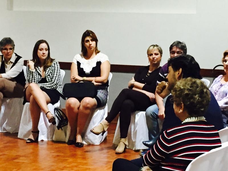 Imagen del encuentro que tuvo lugar en la Sociedade Hispano Brasileira de Socorros Mútuos e Instruҫão de São Paulo