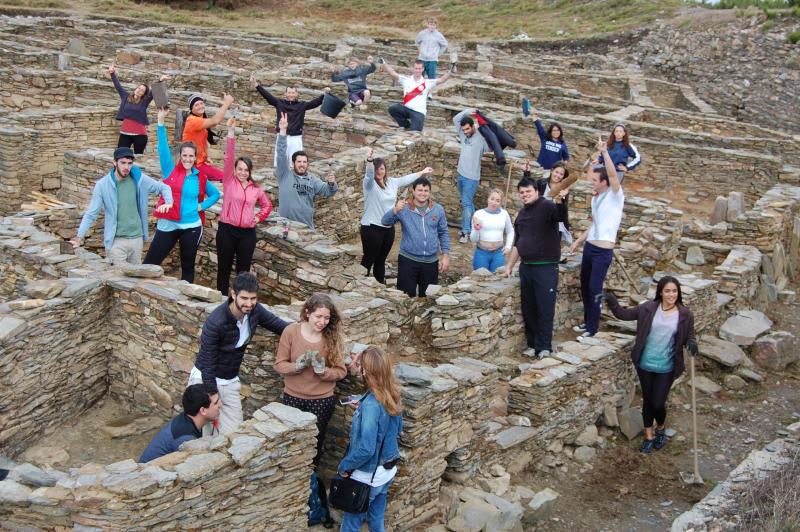 Unha das imaxes do campo de traballo do Conecta con Galicia 2015