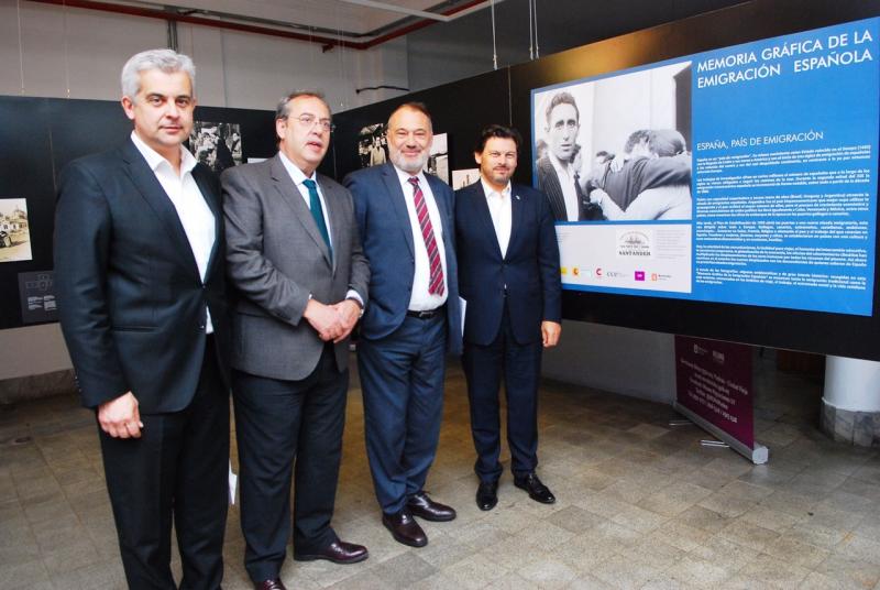 De izquierda la derecha: Alejandro López Dobarro, Andrés González Murga, Roberto Varela y Antonio Rodríguez Miranda