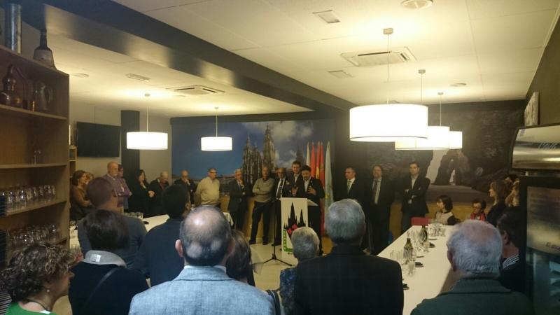 Antonio Rodríguez Miranda, secretario xeral da Emigración, durante as palabras que dirixiu ás e aos presentes