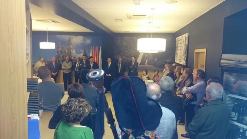 Antonio Rodríguez Miranda, secretario xeral da Emigración, durante as palabras que dirixiu ás e aos presentes
