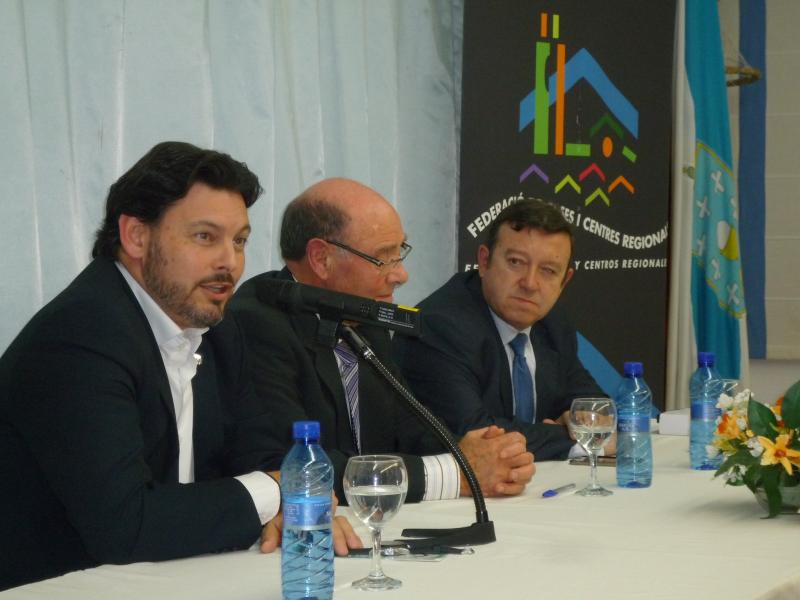 O secretario xeral da Emigración, Antonio Rodríguez Miranda, pronunciou no Centro Galego de Lleida unha conferencia