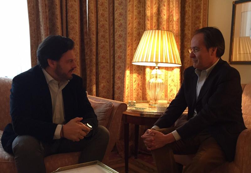 O secretario xeral da Emigración e o embaixador de España
