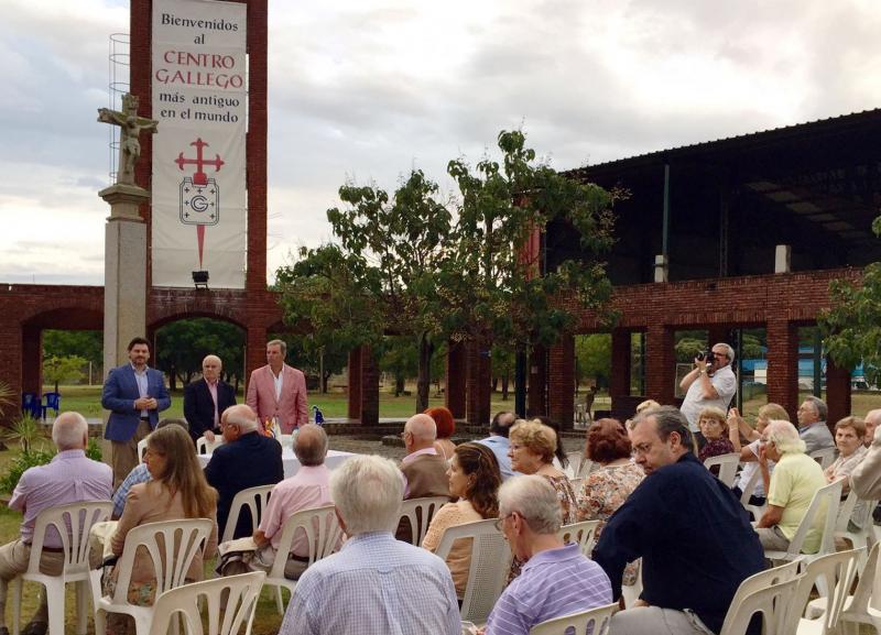 Nas instalacións que o Centro Galego de Montevideo posúe en Carrasco celebrouse a homenaxe da colectividade galega a Castelao