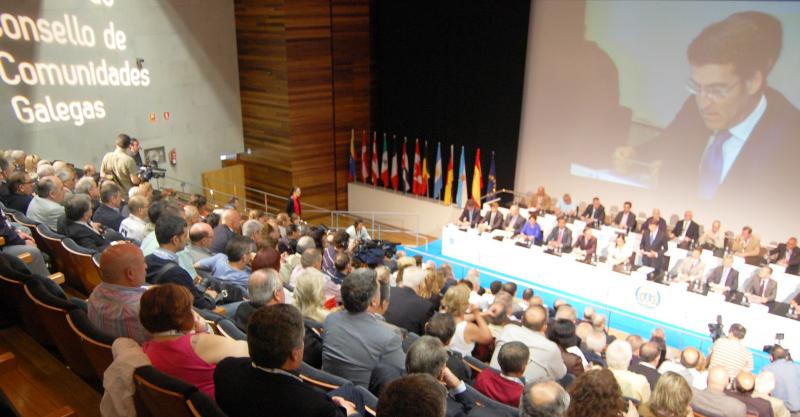 Imaxe do X Pleno do Consello de Comunidades Galegas Imaxe do X Pleno do Consello de Comunidades Galegas