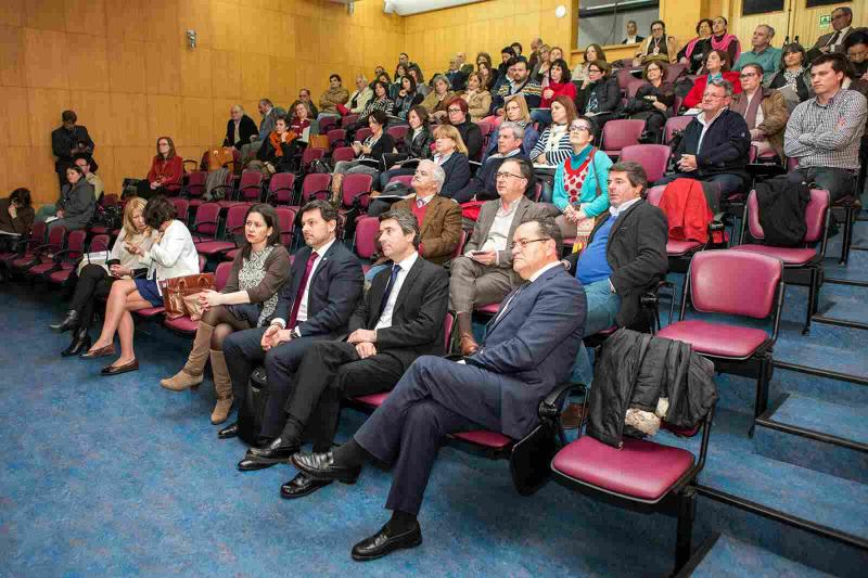 El secretario xeral da Emigración, Antonio Rodríguez Miranda, y el secretario de Estado de Comunidades Portuguesas hoy en Monçao 