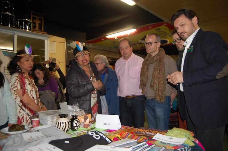 Antonio Rguez. Miranda e Xesús Vázquez, onte na Xornada Intercultural de Ourense 