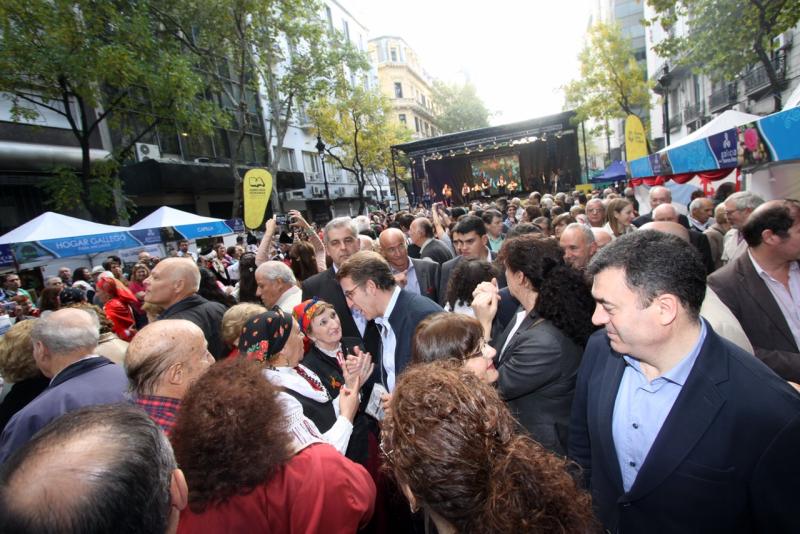 O titular da Xunta, na festividade de 'Bos Aires Celebra Galicia'