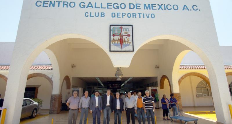 Alfonso Rueda e Antonio Rodríguez Miranda participaron hoxe na 'Jira campestre' coa comunidade galega en México