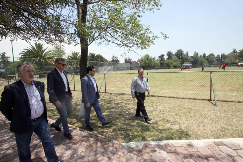 Alfonso Rueda y Antonio Rodríguez Miranda participaron hoy en la 'Jira campestre' con la comunidad gallega en México
