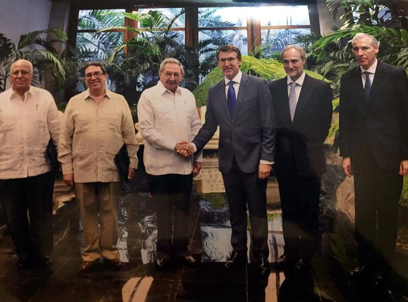 El titular de la Xunta se reúne por segunda vez con el presidente de la República de Cuba