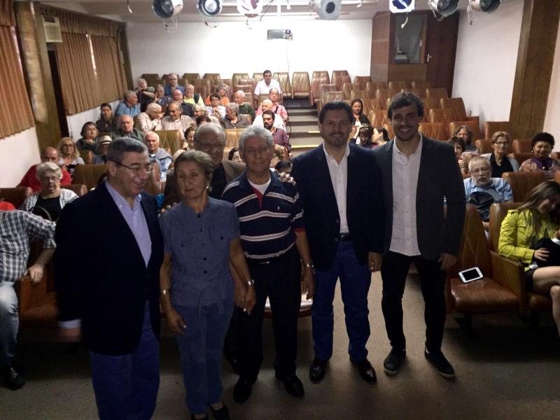 Antonio Rodríguez Miranda asinou un convenio de colaboración á ‘Peña Galega’ da Casa de España