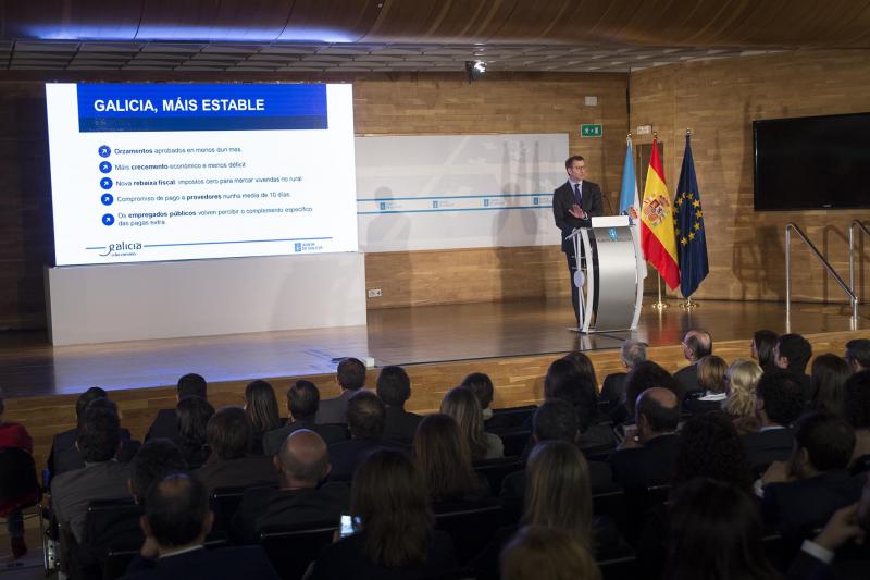 O presidente da Xunta abriu esta mañá o encontro de traballo con motivo dos 100 días do actual Goberno galego