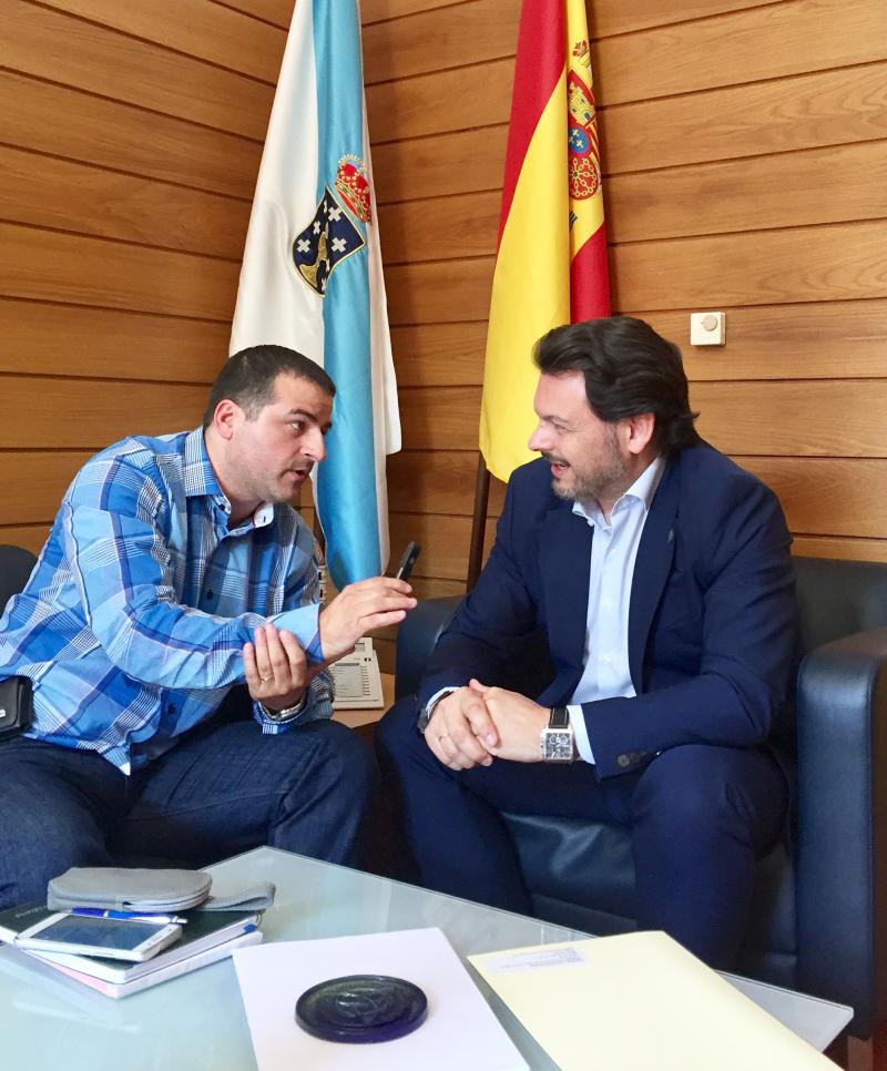 Miranda y Fiamingo, durante la entrevista Miranda y Fiamingo, durante la entrevista