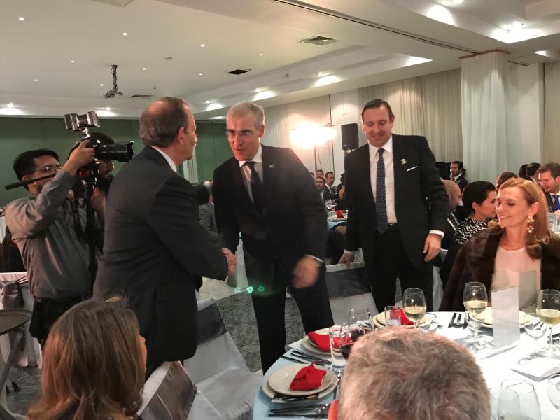Francisco Conde asistiu tamén á celebración do Xº aniversario da Unión Mexicana de Empresarios Galegos 