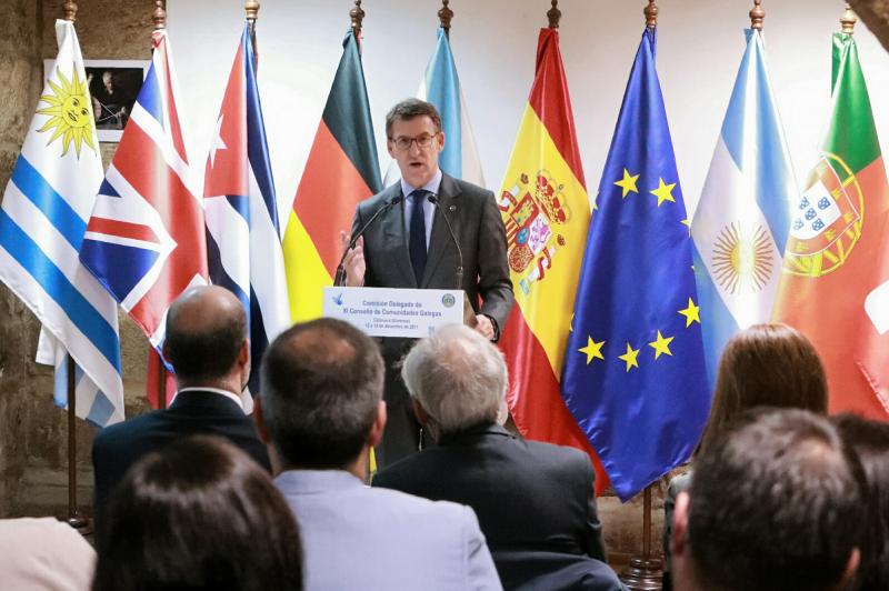 O presidente da Xunta clausurou este mediodía a Comisión Delegada do XI Pleno do Consello de Comunidades Galegas