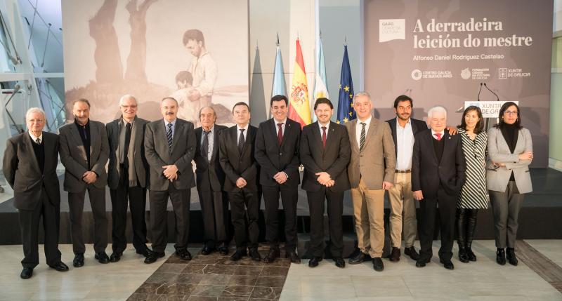El conselleiro de Cultura presenta el viaje de esta obra como “un reconocimiento a Castelao” y un “homenaje a la Galicia de la diáspora”