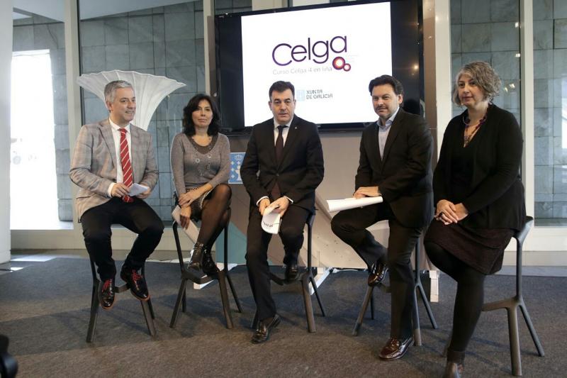 O conselleiro de Cultura e Educación presentou a nova plataforma de teleformación, que fai extensiva esta formación en lingua galega tanto á Galicia territorial como á exterior