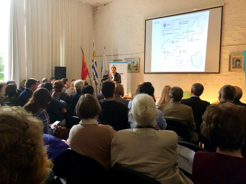El conselleiro de Cultura, Educación y Ordenación Universitaria y el secretario xeral da Emigración concluyeron en Montevideo las jornadas informativas sobre la Estrategia Retorna 2020 