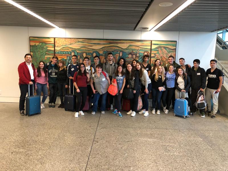 Foto de la llegada esta mañana al aeropuerto de Santiago de Compostela