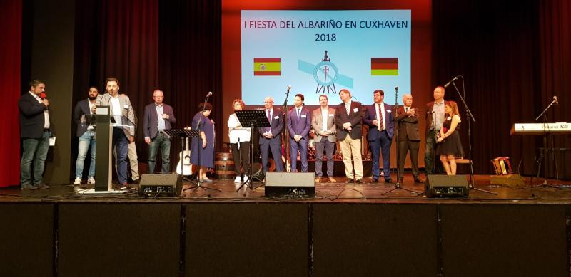 Miranda señala la primera Fiesta del Albariño de Cuxhaven como muestra del papel fundamental que juegan los gallegos del exterior en la proyección de Galicia fuera de nuestras fronteras