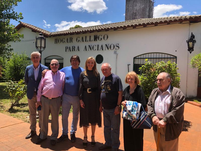 A conselleira de Política Social, Fabiola García, ratificou o compromiso da Xunta de Galicia de garantir a atención residencial das usuarias e usuarios do Hogar Gallego