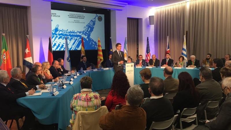 O presidente da Xunta inaugurou esta mañá a Comisión Delegada do XI Consello de Comunidades Galegas