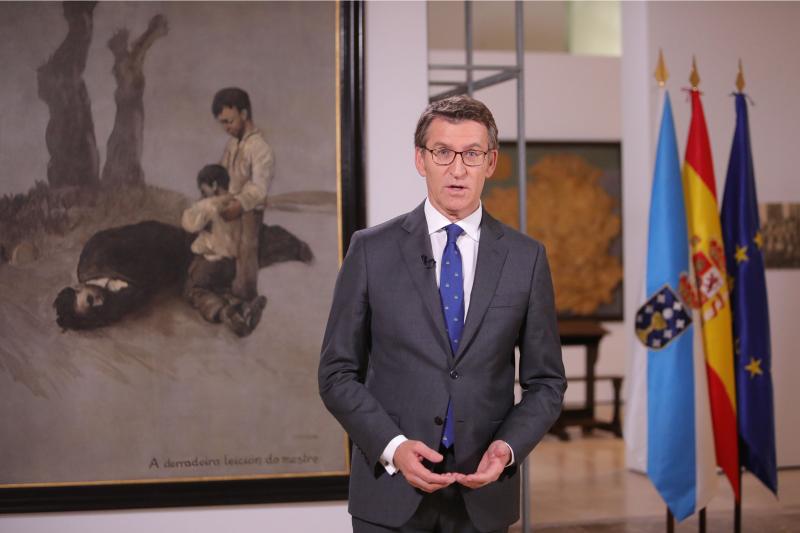 Alberto Núñez Feijóo, presidente da Xunta de Galicia