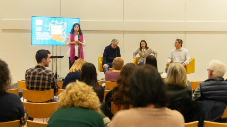 O encontro con persoas refuxiadas e exiliadas na nosa Comunidade realizouse grazas á colaboración de Amnistía Internacional