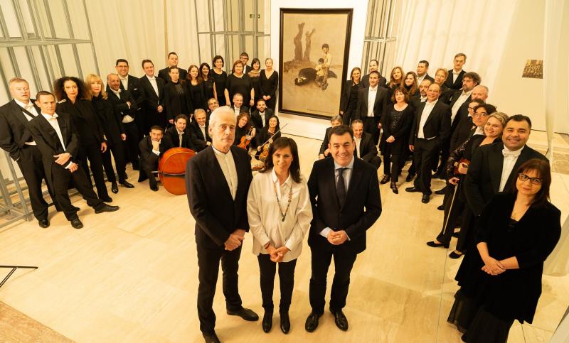 El repertorio del concierto se basó en una selección de temas representativos de los diferentes países que marcaron al vida de Castelao, realizada expresamente por el director titular y artístico de la RFG, Paul Daniel
