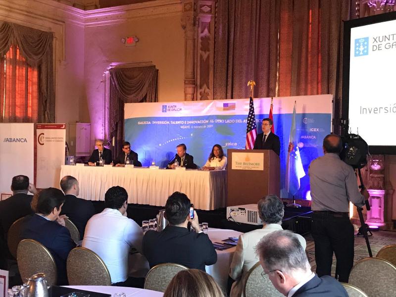 O titular da Xunta presidiu o encontro coa Cámara de Comercio de España en Miami O titular da Xunta presidiu o encontro coa Cámara de Comercio de España en Miami