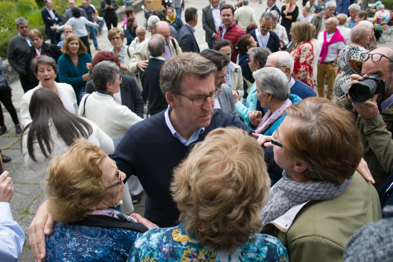 Imagen del acto celebrado este mediodía en el compostelano monasterio de San Martiño Pinario