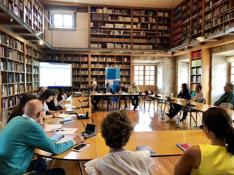 Imagen de la presentación este mediodía en el Consello da Cultura Galega