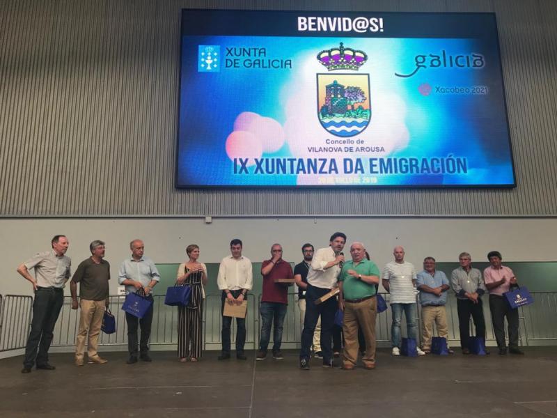 Imagen de la IXª Xuntanza da Emigración celebrada hoy en Vilanova de Arousa