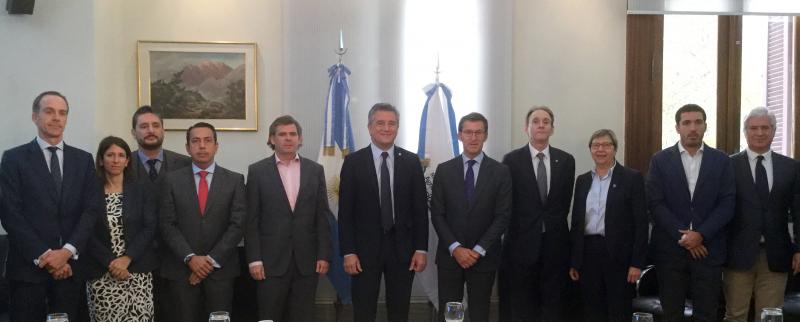 O titular da Xunta mantivo unha reunión co ministro de Agricultura, Ganadería y Pesca do Goberno arxentino, Luis Miguel Etchevehere