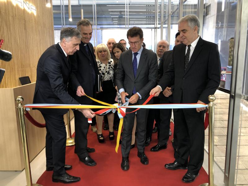 O presidente da Xunta asistiu á inauguración da sede da Obra Social Ospaña