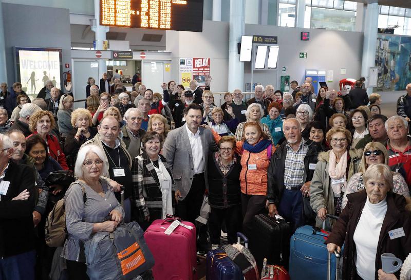 Imaxe desta mañá no aeroporto vigués de Peinador