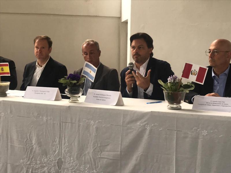 O secretario xeral da Emigración, na reunión do Consejo de Residentes Españoles – CRE