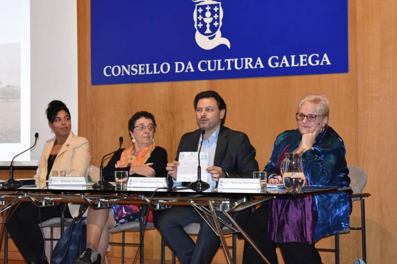 O secretario xeral da Emigración, na súa intervención esta mañá no Consello da Cultura Galega