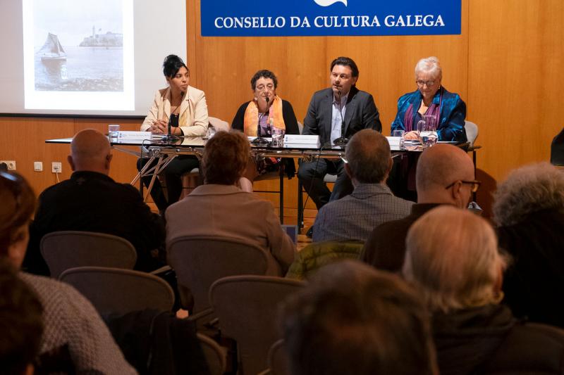 El secretario xeral da Emigración, en su intervención esta mañana en el Consello da Cultura Galega El secretario xeral da Emigración, en su intervención esta mañana en el Consello da Cultura Galega