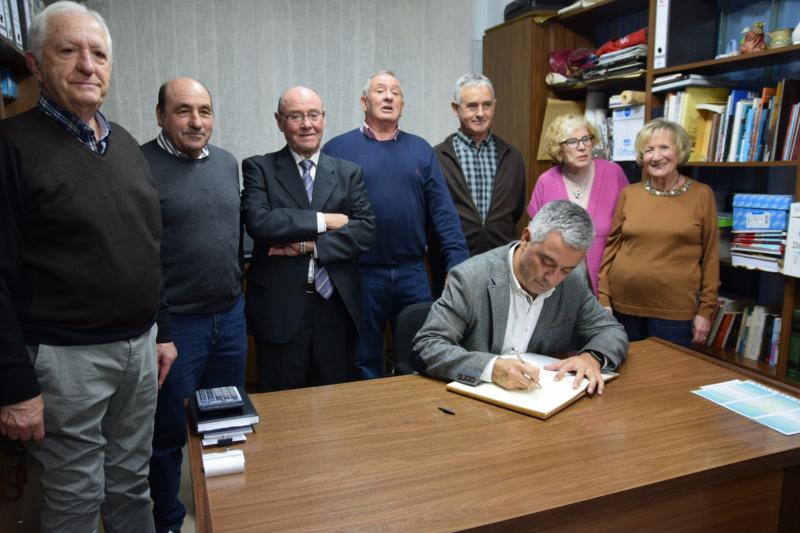 El secretario xeral de Política Lingüística de la Xunta de Galicia, en el Centro Galego de Lleida