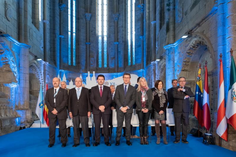 El titular del Gobierno gallego presidió esta mañana el acto inaugural del XII Pleno del Consello de Comunidades Galegas