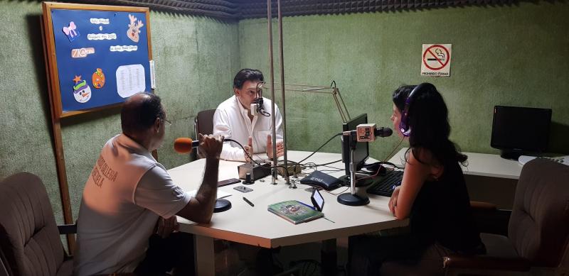 Miranda fue entrevistado en el programa radiofónico 'Sempre en Galiza' de la Hermandad Gallega de Venezuela, que se emite todos los domingos por Radio Capital 710 AM