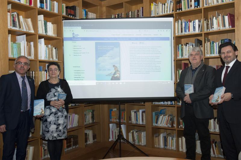 Imagen de la presentación de este mediodía en la sede del CCG en la capital de Galicia