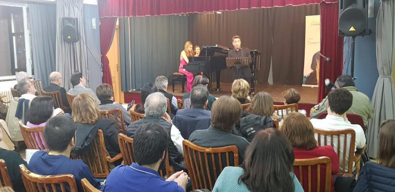 El Centro Gallego de Madrid acoge un concierto que inicia el ‘Ciclo de canción galega’ y en el que se interpretan una selección de composiciones que tuvieron eco a ambos lados del Atlántico