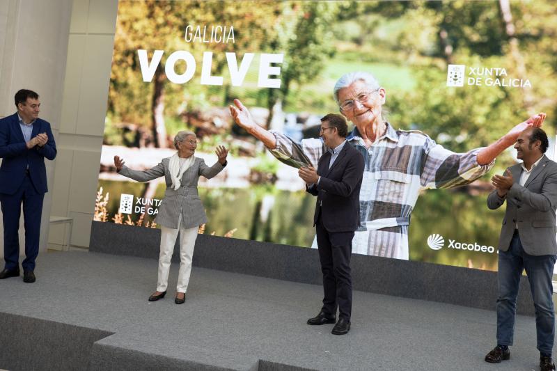 O presidente da Xunta participou na presentación da nova campaña de promoción turística ‘Galicia volve’