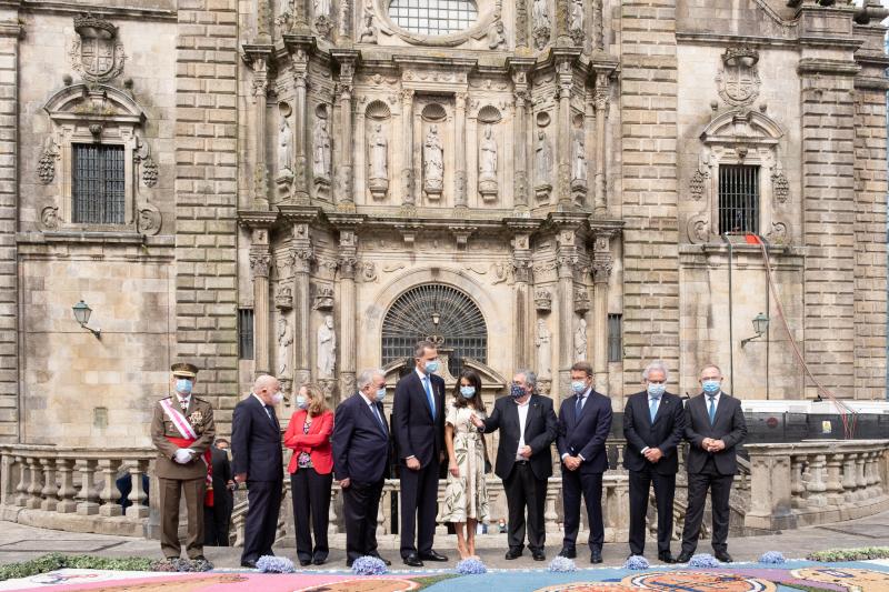 O presidente da Xunta en funcións acompaña ás SS.MM. os Reis na Ofrenda Nacional ao Apóstolo Santiago