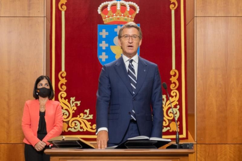 Alberto Núñez Feijóo, presidente de la Xunta de Galicia